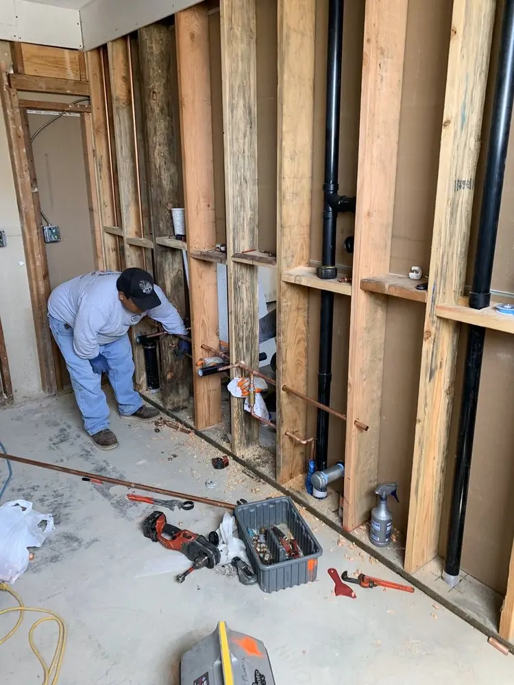 Commercial rough-in plumbing for Trenchless Sewer Repair in Victor